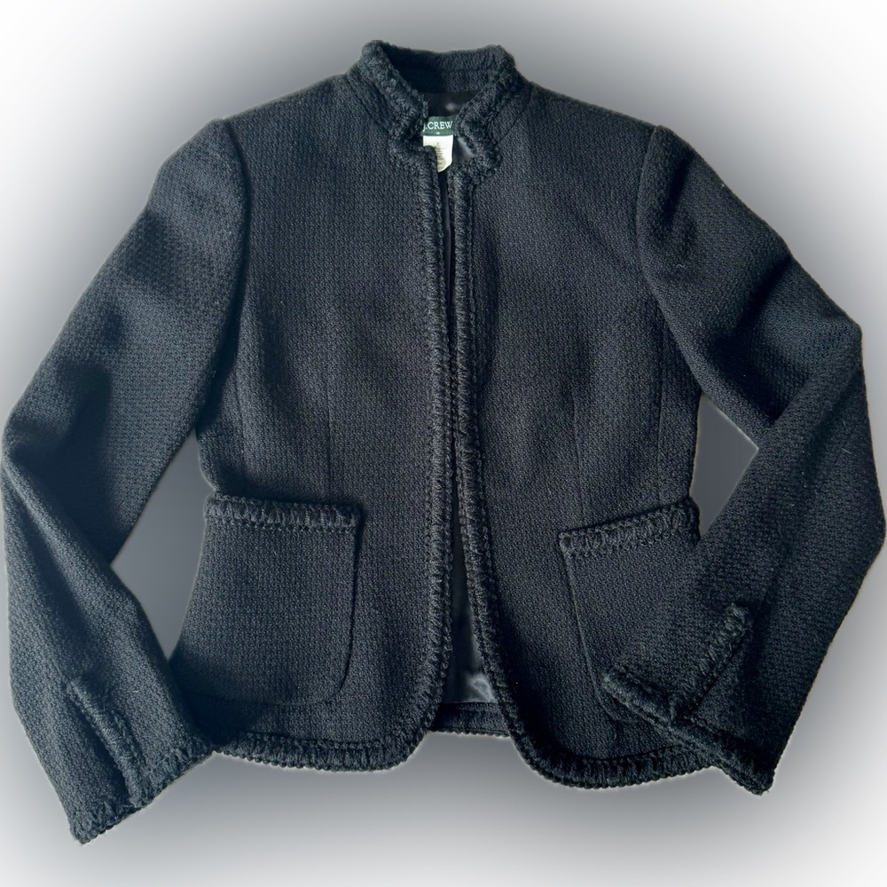 J.Crew black wool blazer